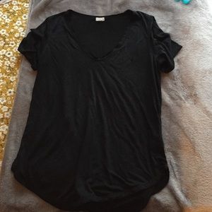 Black Plain Tshirt