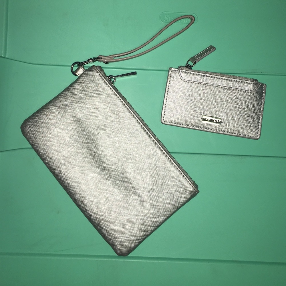 Express Wristlet and small card wallet.