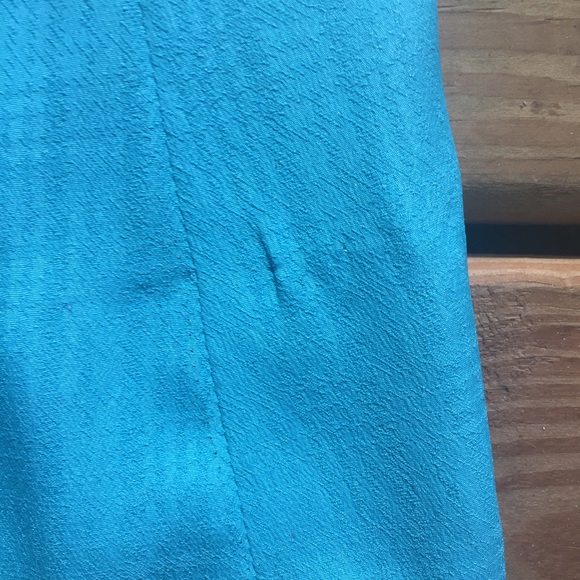 ⚡️SOLD ⚡️Teal Adorable Pleated Vintage Dress - Picture 4 of 4