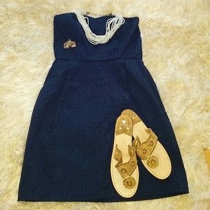 Francesca's strapless dress