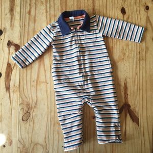 Baby Gap striped romper, size 6-12 months