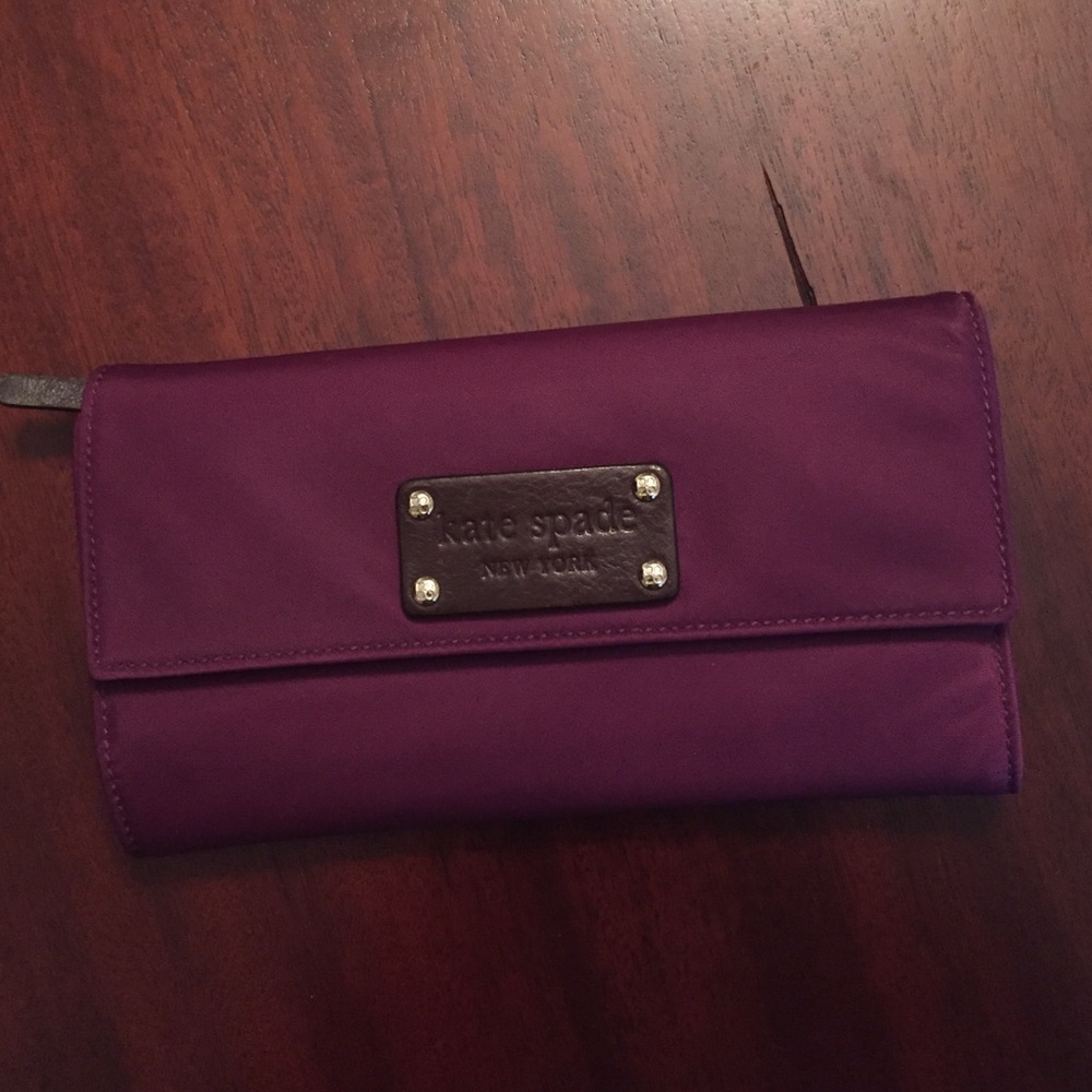 AUTHENTIC Deep Purple KATE SPADE Wallet