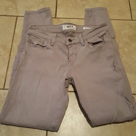 Guess Snake-Printed Gray Jeans Size 28 - Picture 3 of 4