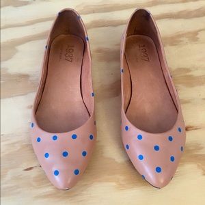 Madewell polka dot ballet flats sz 6.5