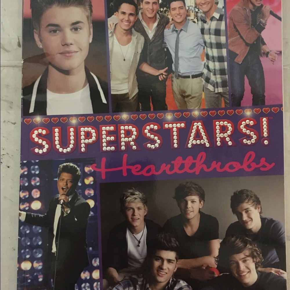 SALE!!! Super Stars Heartthrobs Book