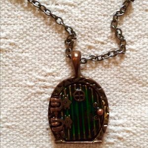 Hobbit Door Necklace