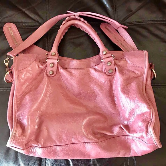 Authentic Balenciaga Cold Pink Hand Bag
