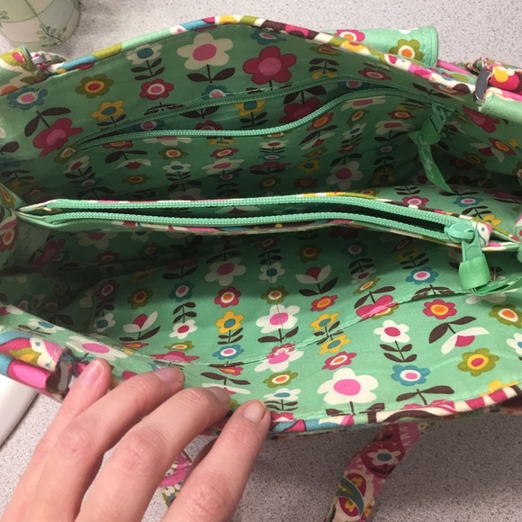 Mint Vera Bradley shoulder bag and wallet - Picture 2 of 4