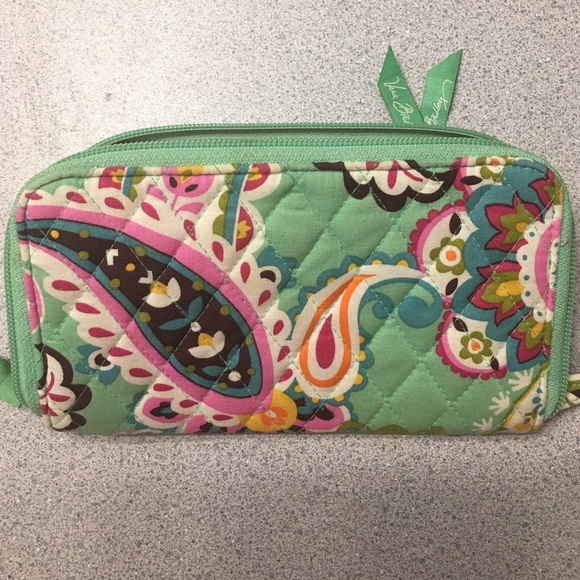 Mint Vera Bradley shoulder bag and wallet - Picture 4 of 4