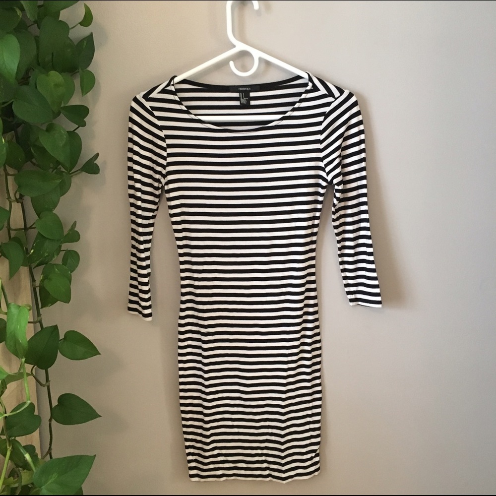 Black & white dress
