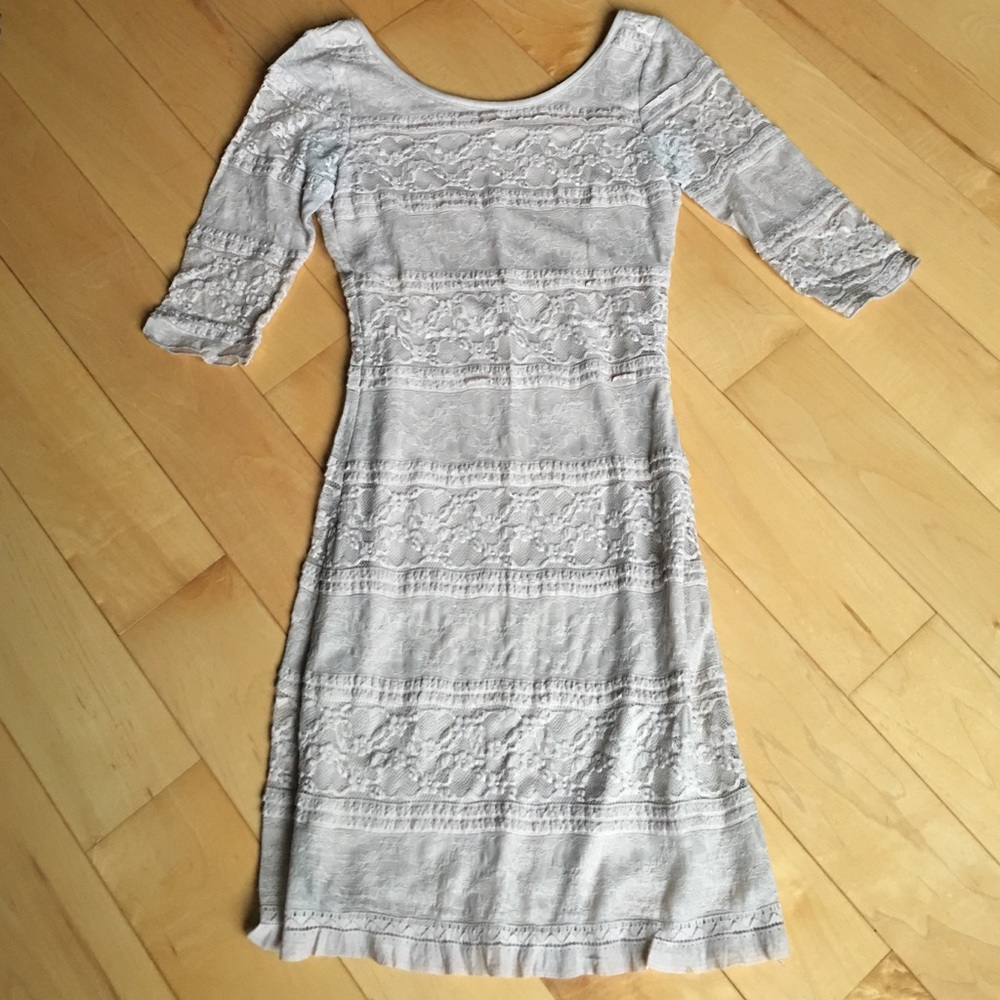 Lovely Day nude lace body on dress small