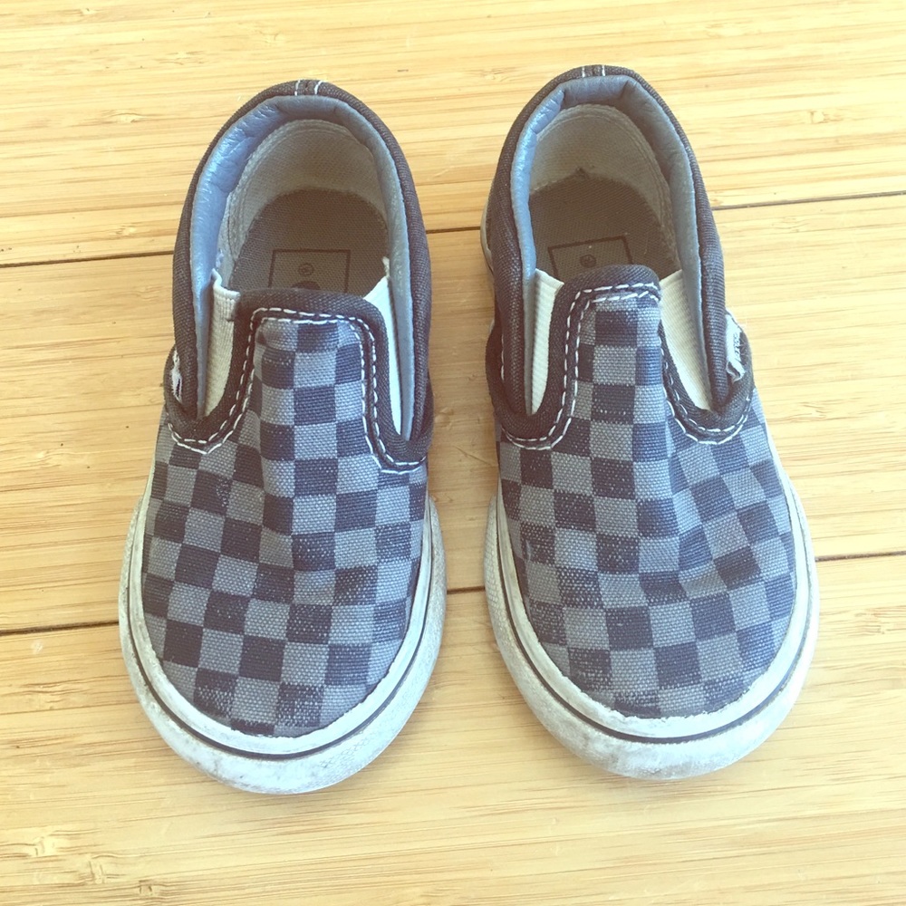 Toddler size 5.5 authentic Vans classic slip ons.