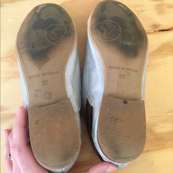 Anthropologie silver loafers size 7 - Picture 4 of 4