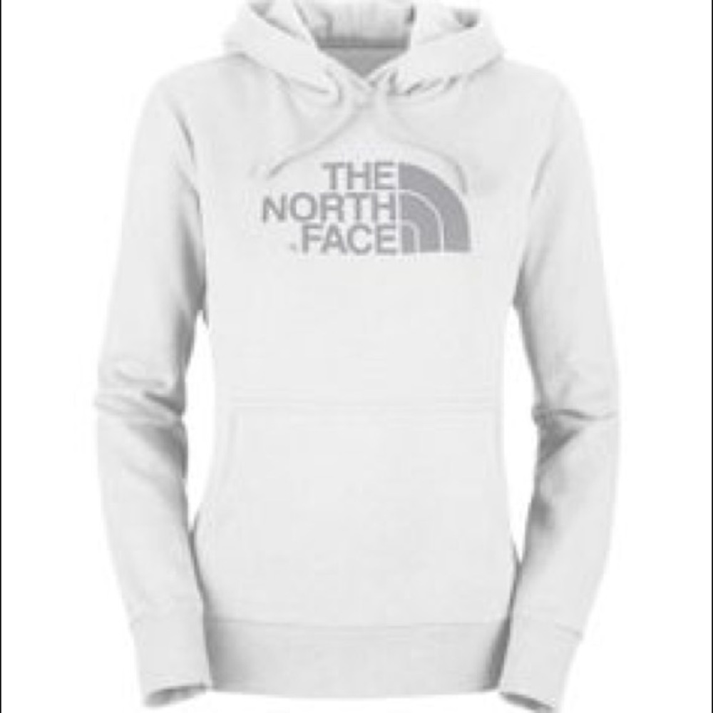 White Northface hoodie