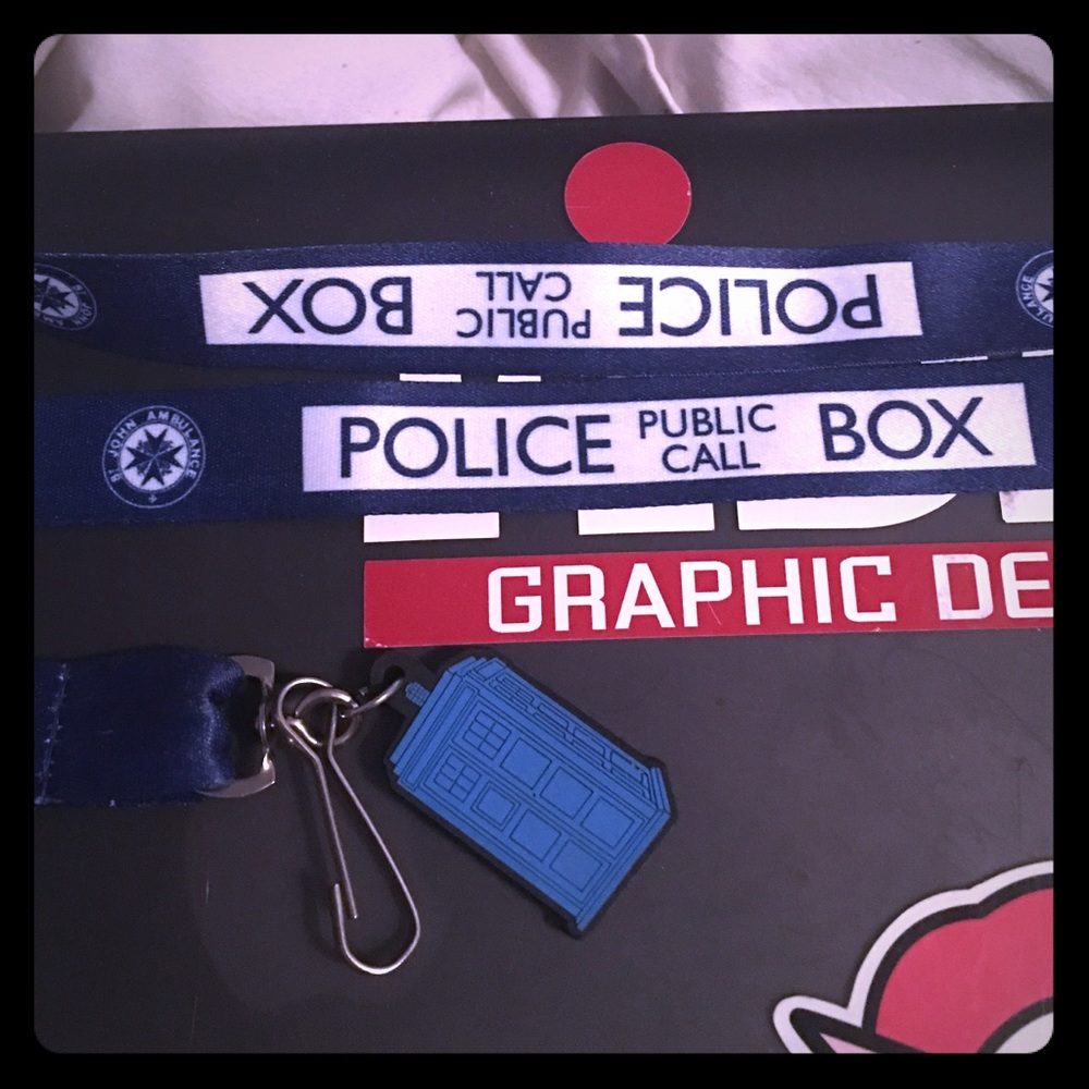 Doctor Who lanyard