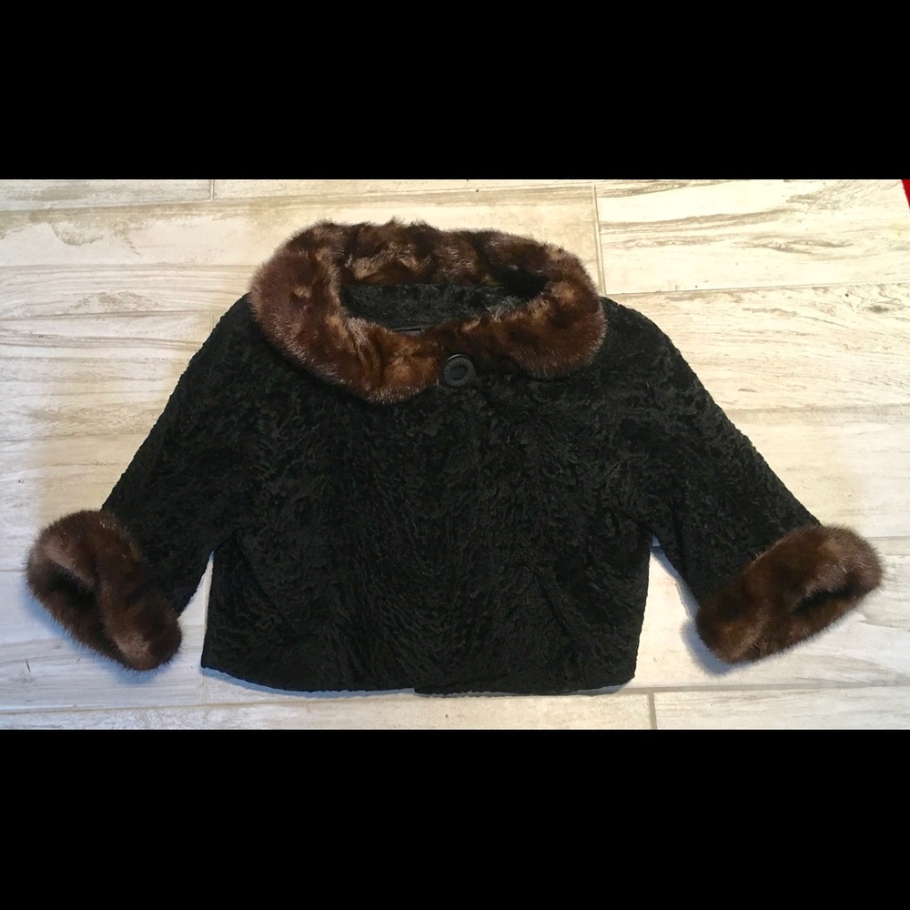 Vintage🌹 Lamb and Mink Coat/Jacket, Rare Find!!