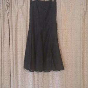 Lane Bryant Long Jean Skirt