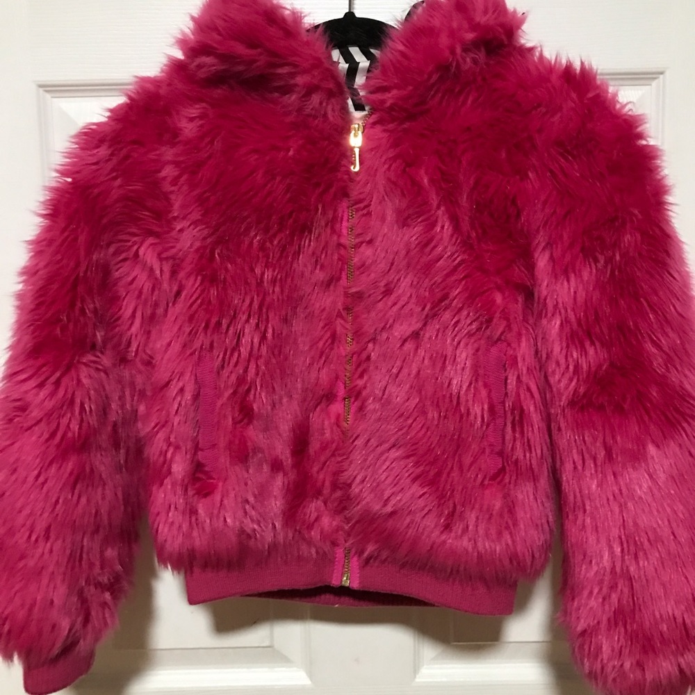 Juicy couture fur jacket