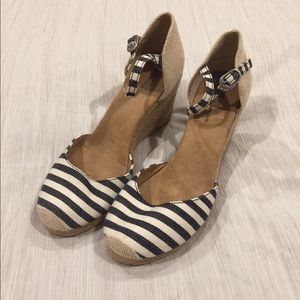 Blue and White Wedges