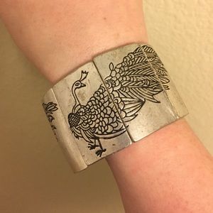 Peacock bracelet