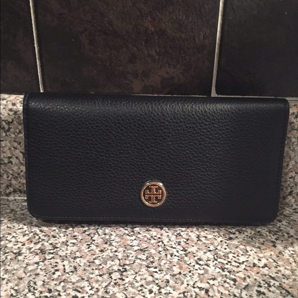Tory Burch Landon Hidden Zip Continental Wallet!