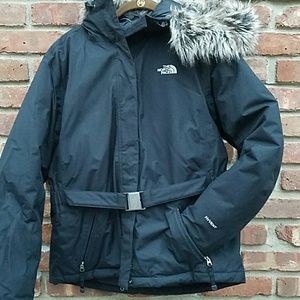 North Face Hyvent Women's jacket (belt/faux fur) L