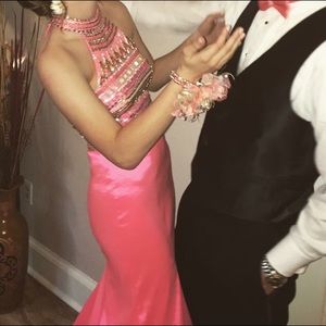 A long two piece dress