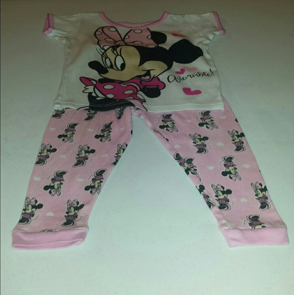 Minnie Mouse Cotton Toddler Pajamas