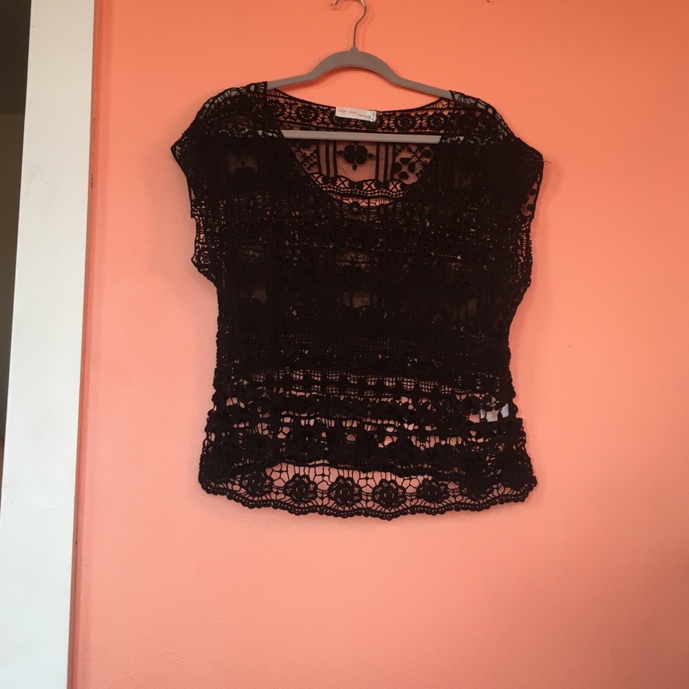 Black See Through Shirt