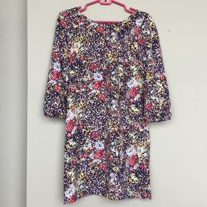 Multicolored shift dress