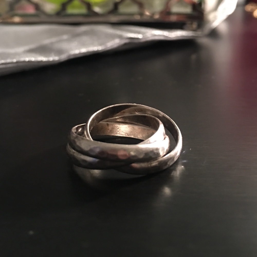 Sterling Silver Rolling Ring