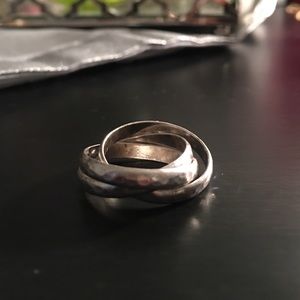 Sterling Silver Rolling Ring