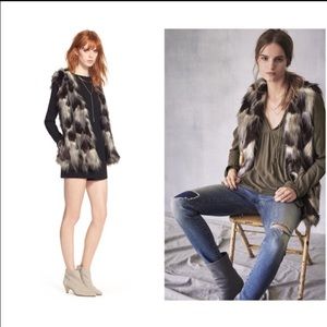 Sun & Shadow Faux Fur Vest