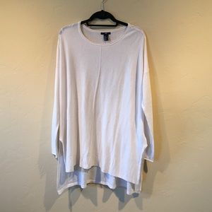 Cream H&M lightweight tunic sweater