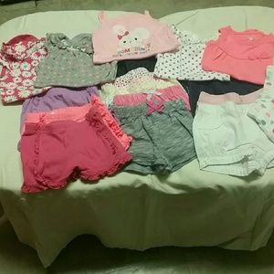 16 pieces girl summer mix n match