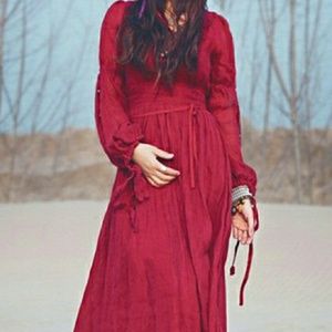 Burgundy Maxi Dress