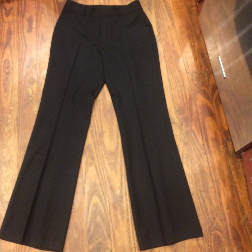 Vintage Black Banana Republic Stretch Wool Pants