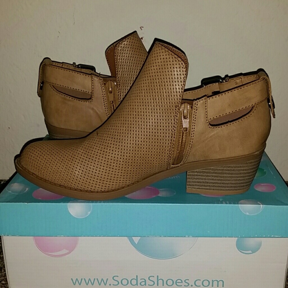 Tan Booties