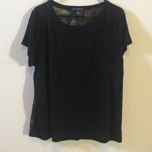 Black forever 21 plus size shirt