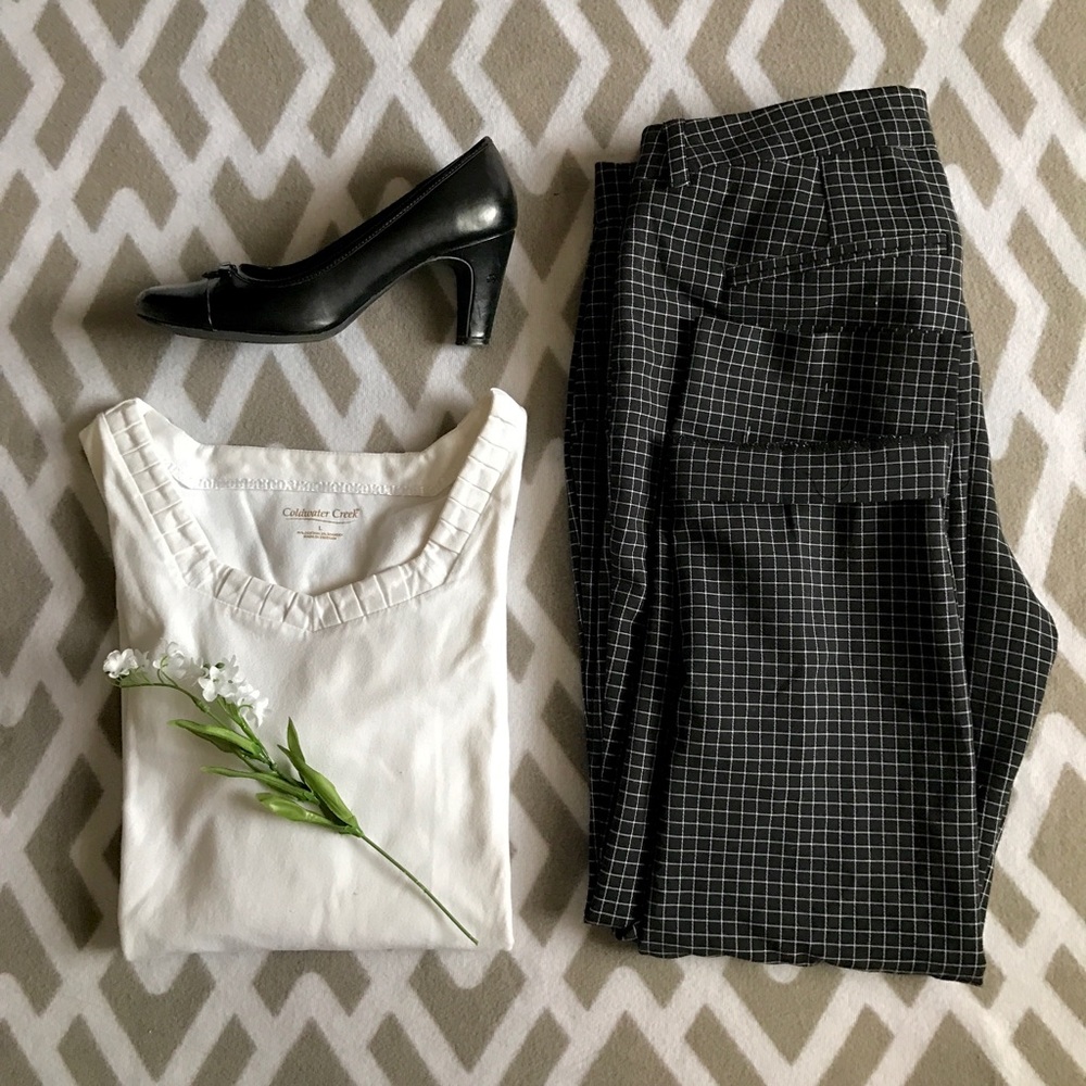 White Coldwater Creek blouse