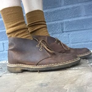 Clarks Desert Boots Beeswax Leather
