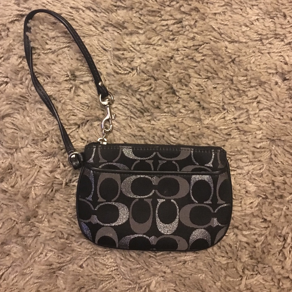 Small coach wristlet