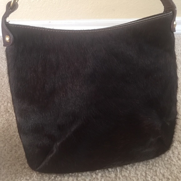 Maurizio Taiuti Leather Brown Calf Crossbody Purse - Picture 4 of 4