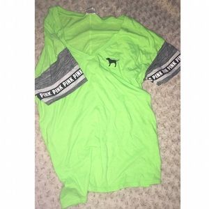 Victoria's Secret PINK V Neck Tee