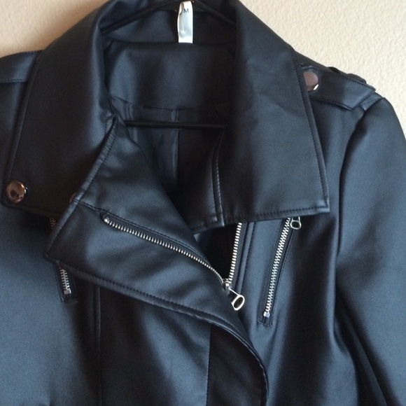 Miranda & Moca Jackets & Blazers - Vegan  NWOT Black Moto Jacket