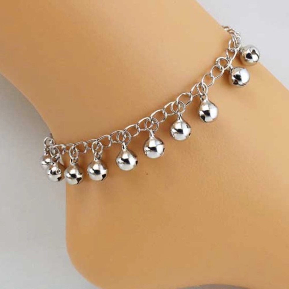 Silver bells anklet 🆕