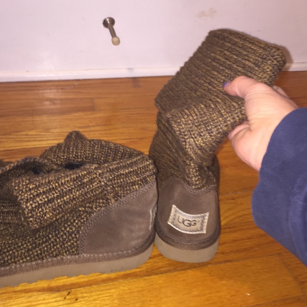 Knit UGG boots