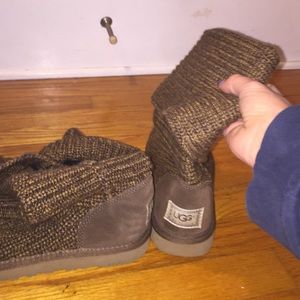 Knit UGG boots