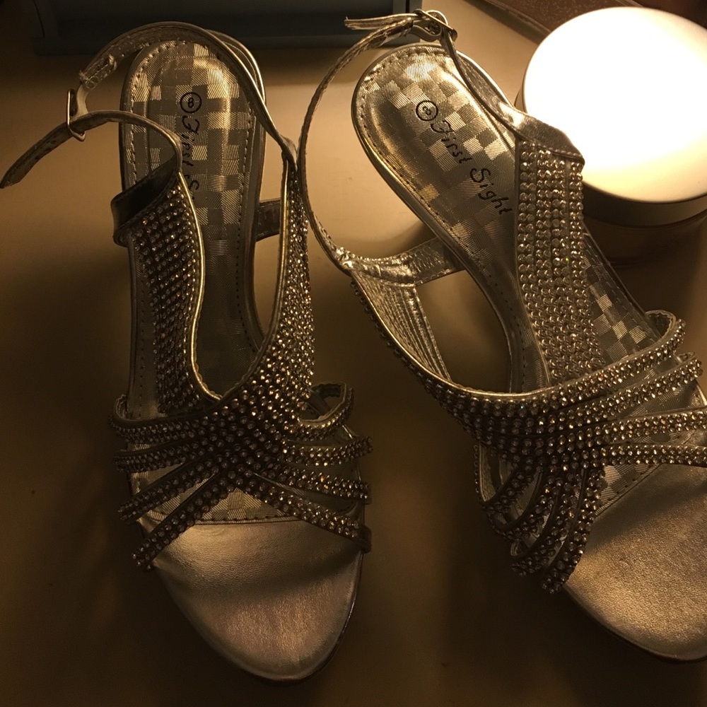 Silver strap heels - Picture 4 of 4