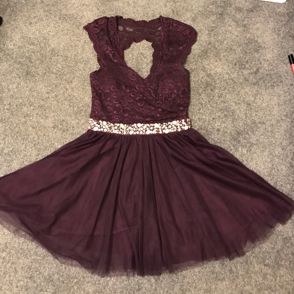 Dark purple semi-formal dress!